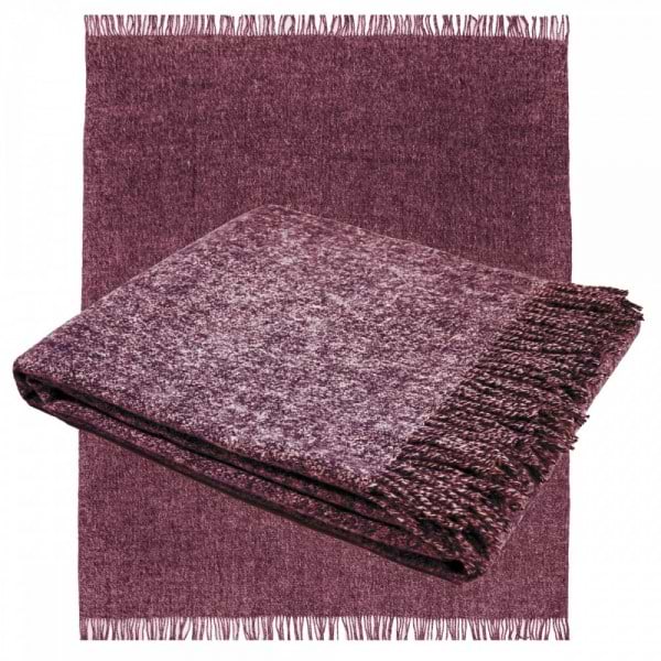 Фото - Плед полуторный Ярослав шерсть мериноса 140х200 диз. 1/1 (39511)