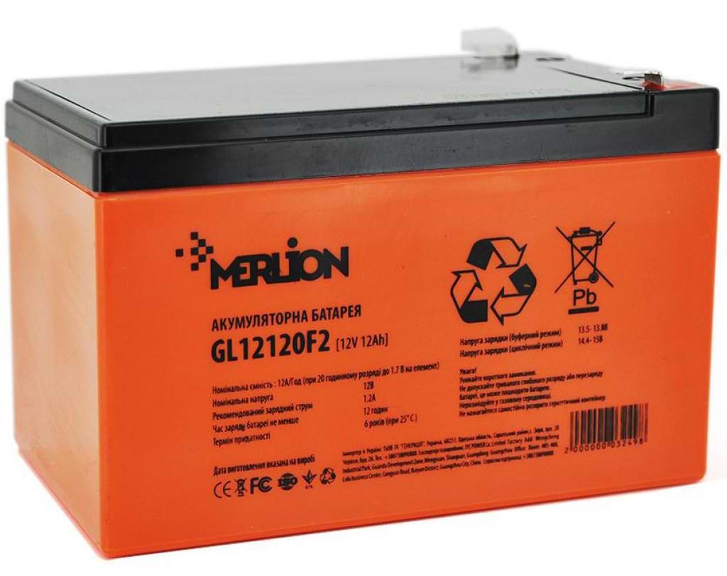 Аккумулятор для ИБП Merlion 12V-12Ah GEL (GL12120F2 GEL)