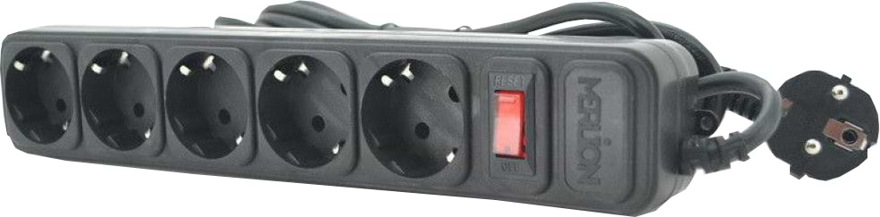 Мережевий фільтр MerLion 5 розеток 3 м (B530)