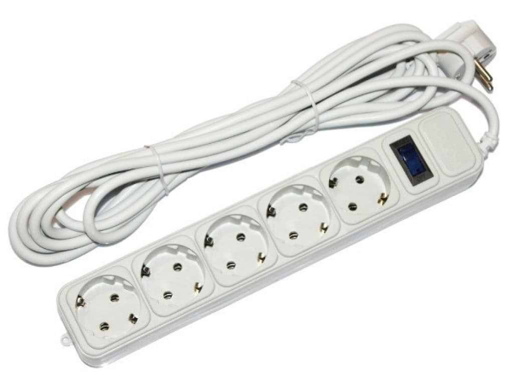 Мережевий фільтр MerLion 5 розеток 4.5 м (G545)