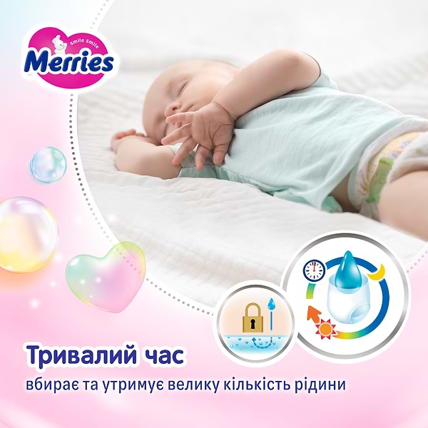 Фото - Одноразовые подгузники MERRIES Размер L (9-14 кг.), 48 шт. (439705)