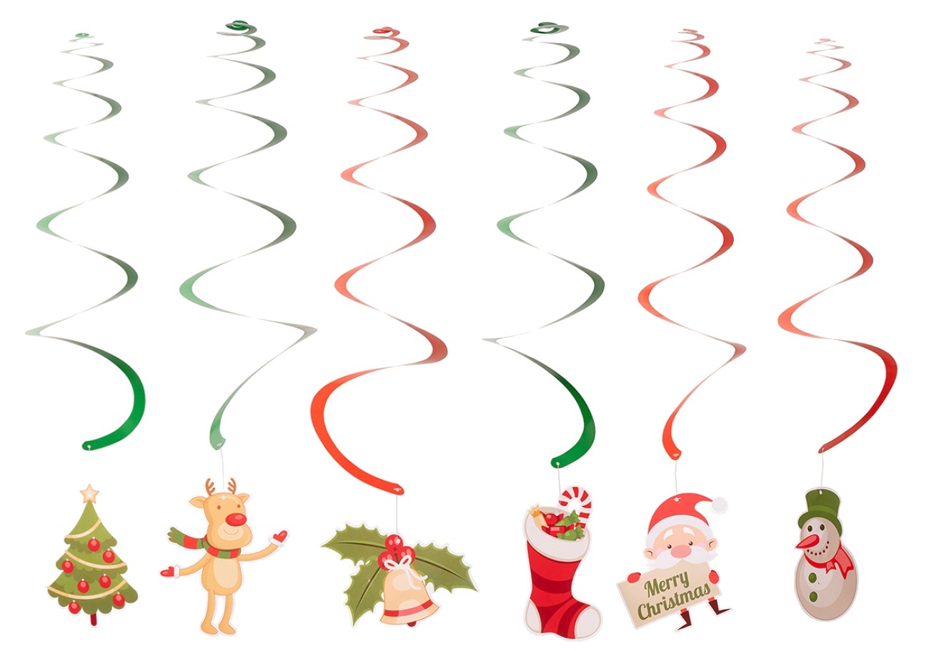 Декор підвіска New Year Novogod'ko Merry Christmas 6 шт. (974169) - Фото 1