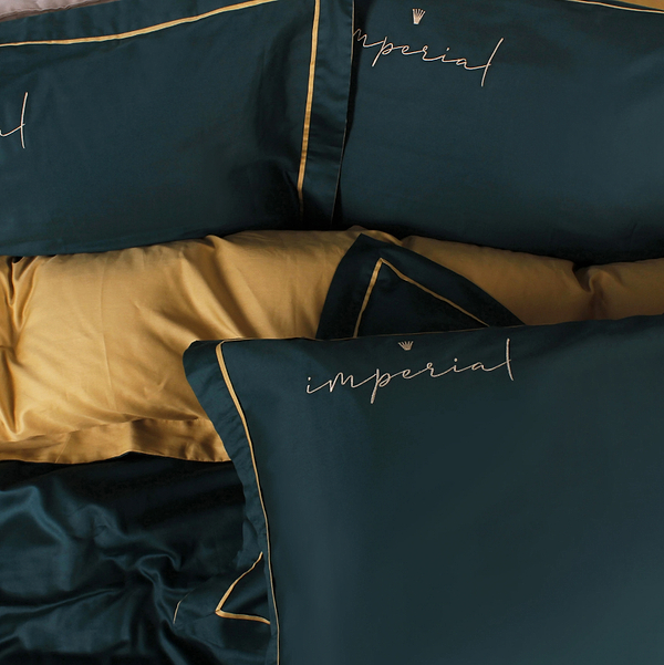 Фото - Простынь двуспальная MirSon Imperial Satin Messina 180х190 см (2200008581510)