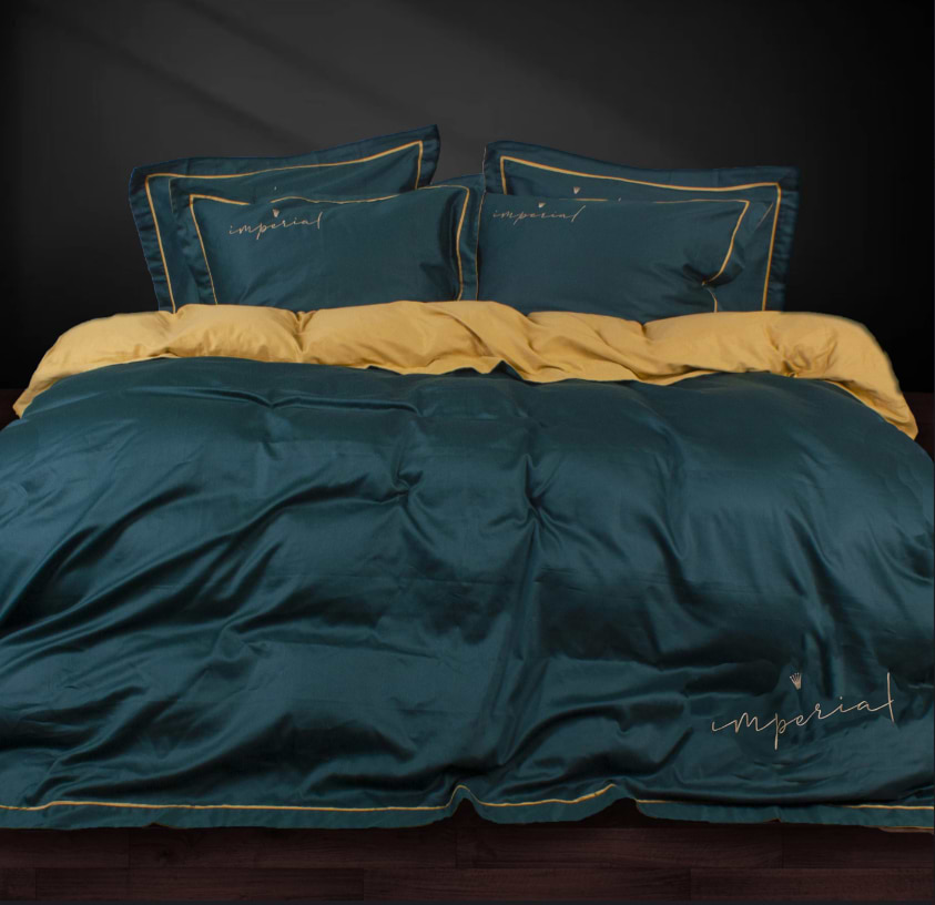 Простирадло двоспальне MirSon Imperial Satin Messina 180х200 см (2200008581527)