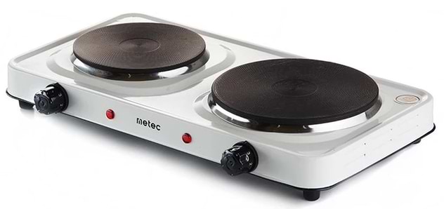 Плита электрическая настольная Metec ES-02DDW