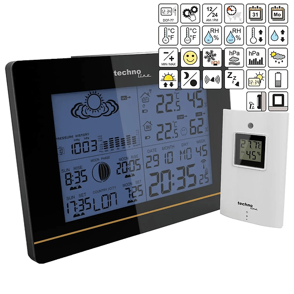 Фото - Метеостанція Technoline Black (WS6750)