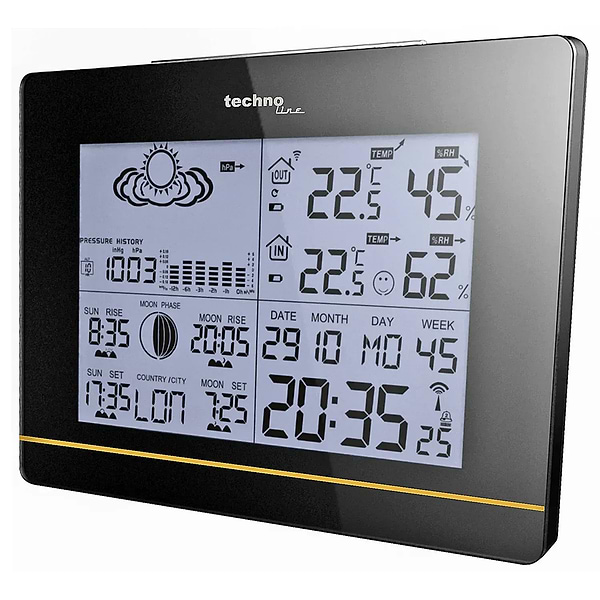 Фото - Метеостанція Technoline Black (WS6750)