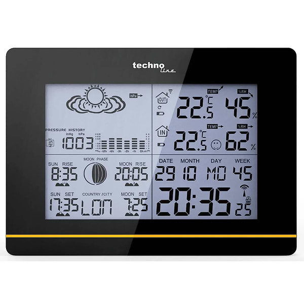Фото - Метеостанція Technoline Black (WS6750)