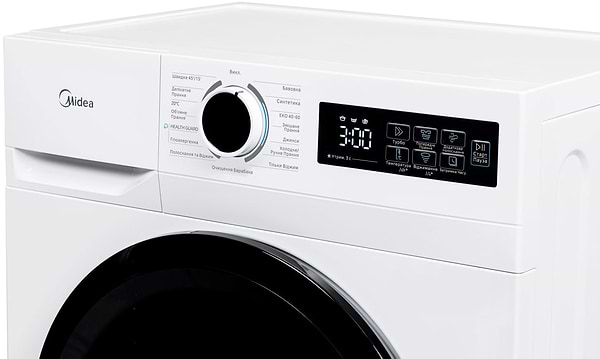 Фото - Пральна машина Midea MF110W80B/W-UA