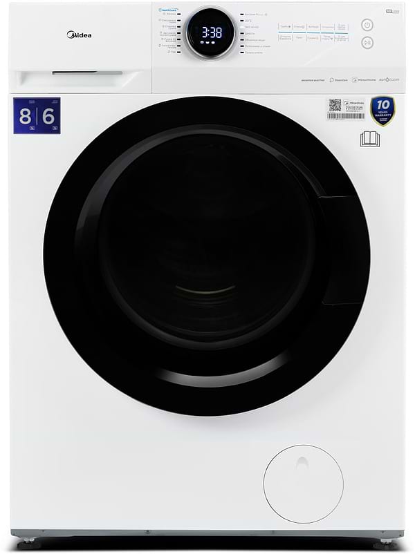 Фото - Стирально-сушильная машина Midea MF200D80WB/W-C