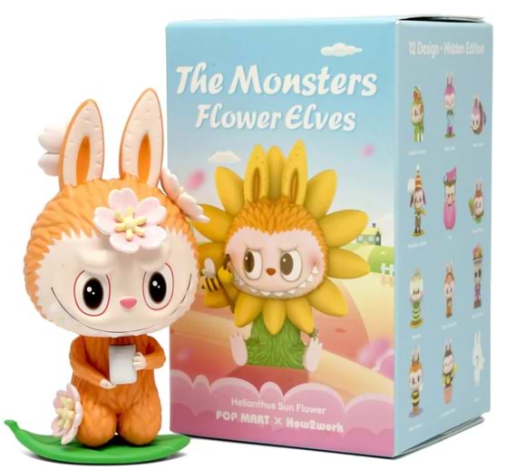 Игровая фигурка-сюрприз Pop Mart The Monsters Flower Elves (MFEE-01)