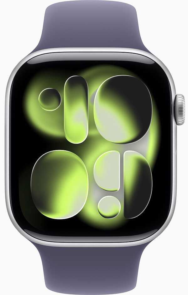 Фото - Смарт-годинник Apple Watch Series 11 GPS 46mm Silver Aluminium Case with Purple Fog Sport Band - M/L