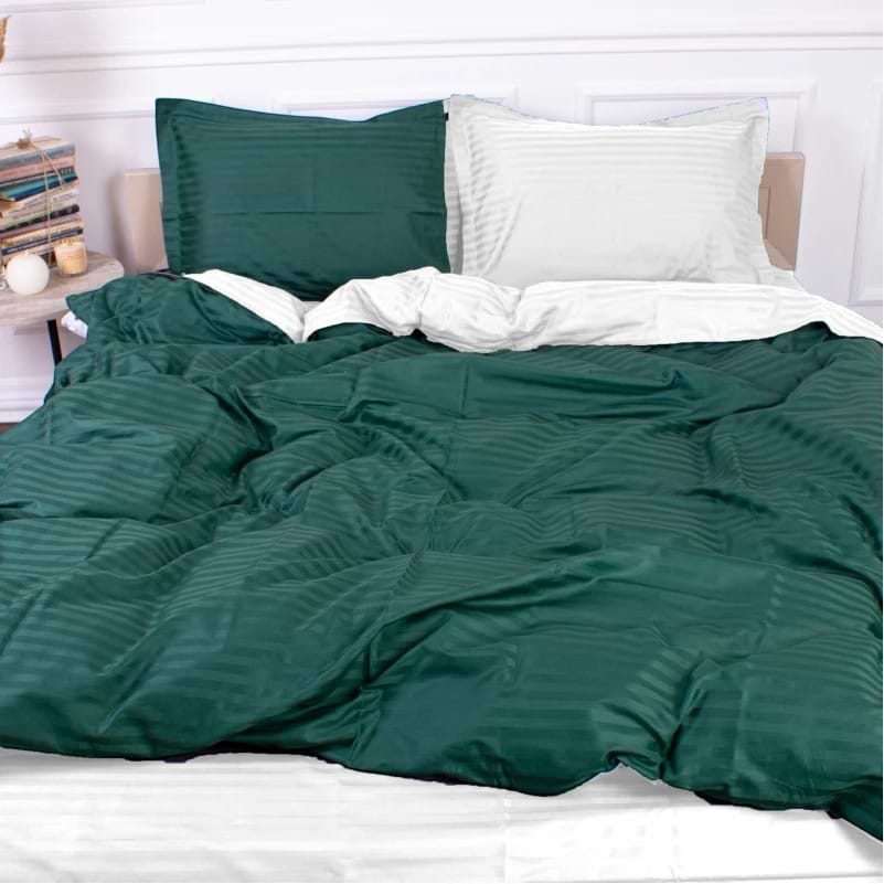 Комплект постельного белья детский MirSon Satin Stripe 30-0017 + 30-0001 Arabella 110х140 (2200005247273)