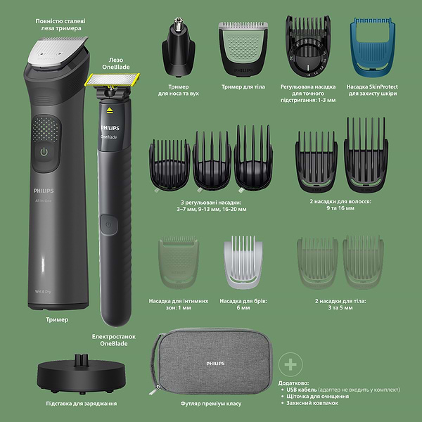 Фото - Тример універсальний Philips MG9556/15 серії 9000 (19-в-1)