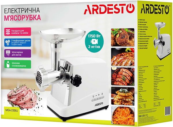 Фото - М'ясорубка Ardesto MGA-2300J