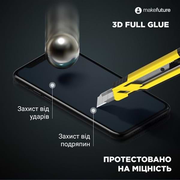 Фото - Захисне скло для смартфону MakeFuture 3D Apple iPhone SE 2020 (MGD-AISE20)