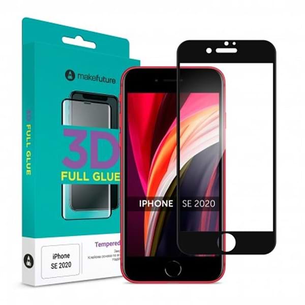 Фото - Захисне скло для смартфону MakeFuture 3D Apple iPhone SE 2020 (MGD-AISE20)