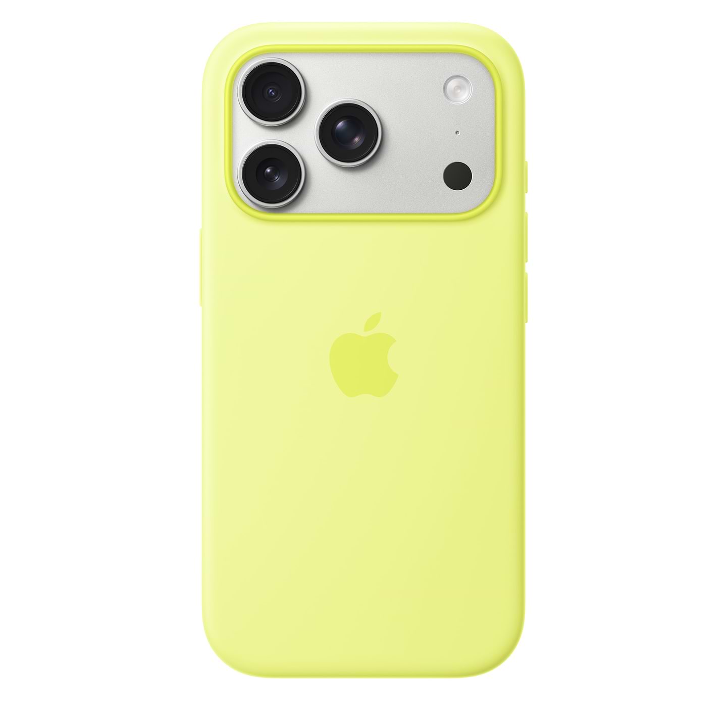 Чохол для смартфону Apple Silicone Case with MagSafe iPhone 17 Pro Neon Yellow (MGFF4) - Фото 1