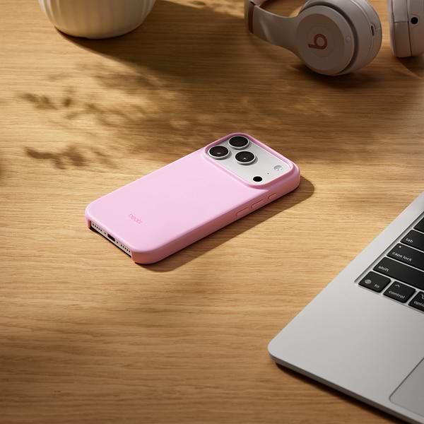 Фото - Чохол для смартфону Apple Beats iPhone 17 Pro Case with MagSafe and Camera Control Pebble Pink (MGKF4)