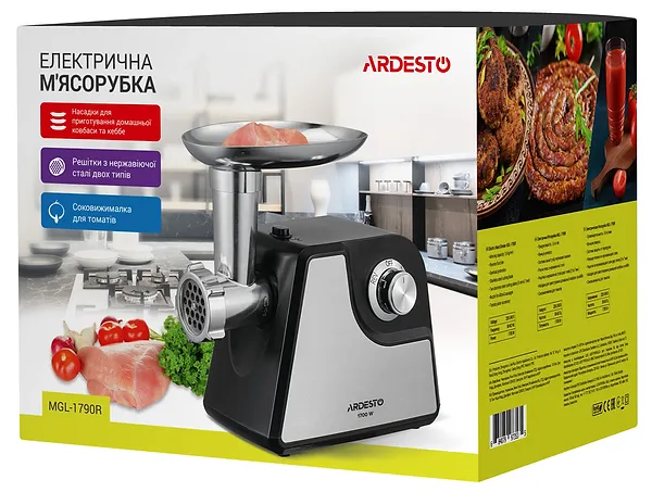 Фото - М'ясорубка Ardesto MGL-1790R