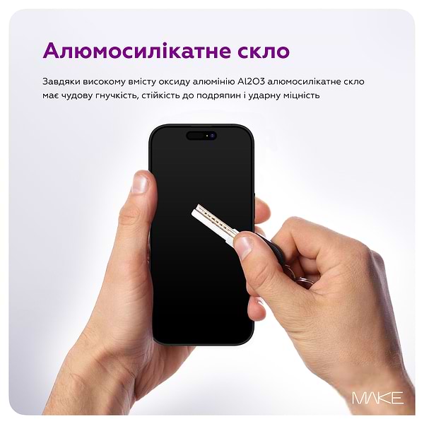 Фото - Захисне скло для смартфону MAKE Pro for Apple iPhone 17 Pro Max (MGP-AI17PM)