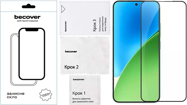 Фото - Защитное стекло для смартфона BeCover for Xiaomi Redmi Note 15 Pro 5G Black (714891)