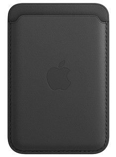 Фото - Чехол для смартфона Apple iPhone Leather Wallet with MagSafe - Black (MHLR3)