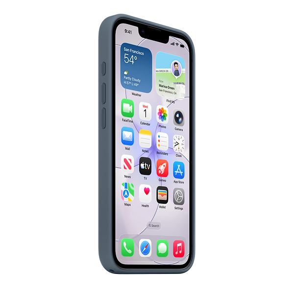 Фото - Чохол для смартфону Apple Silicone Case with MagSafe iPhone 17e Anchor Blue (MHWE4ZM/A)