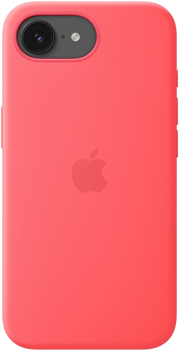 Фото - Чохол для смартфону Apple Silicone Case with MagSafe iPhone 17e Bright Guava (MHWH4ZM/A)