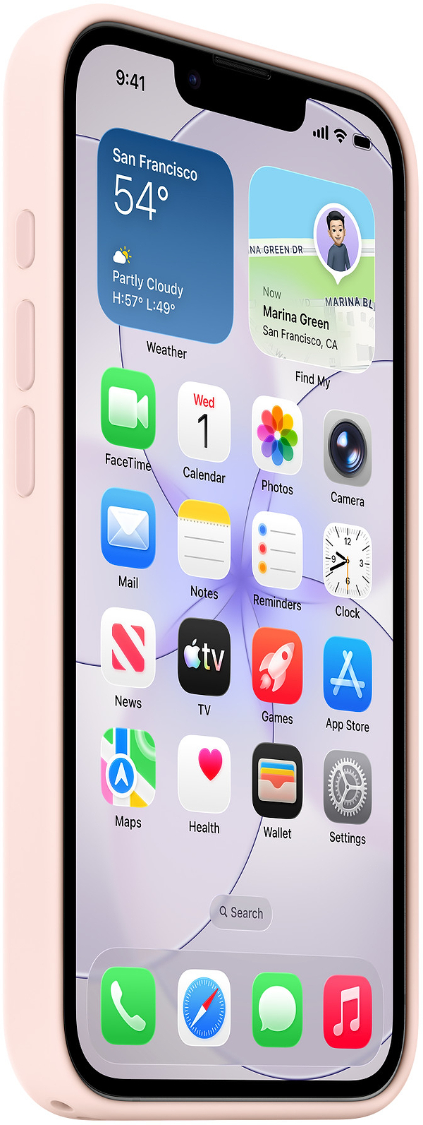 Фото - Чохол для смартфону Apple Silicone Case with MagSafe iPhone 17e Soft Pink (MHWJ4ZM/A)