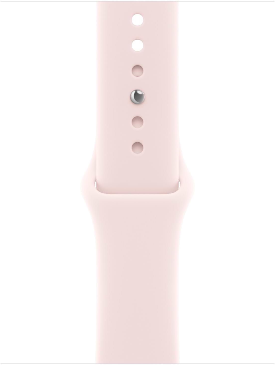 Ремешок для смарт-часов Apple 42mm Soft Pink Sport Band - M/L (MHY94ZM/A)