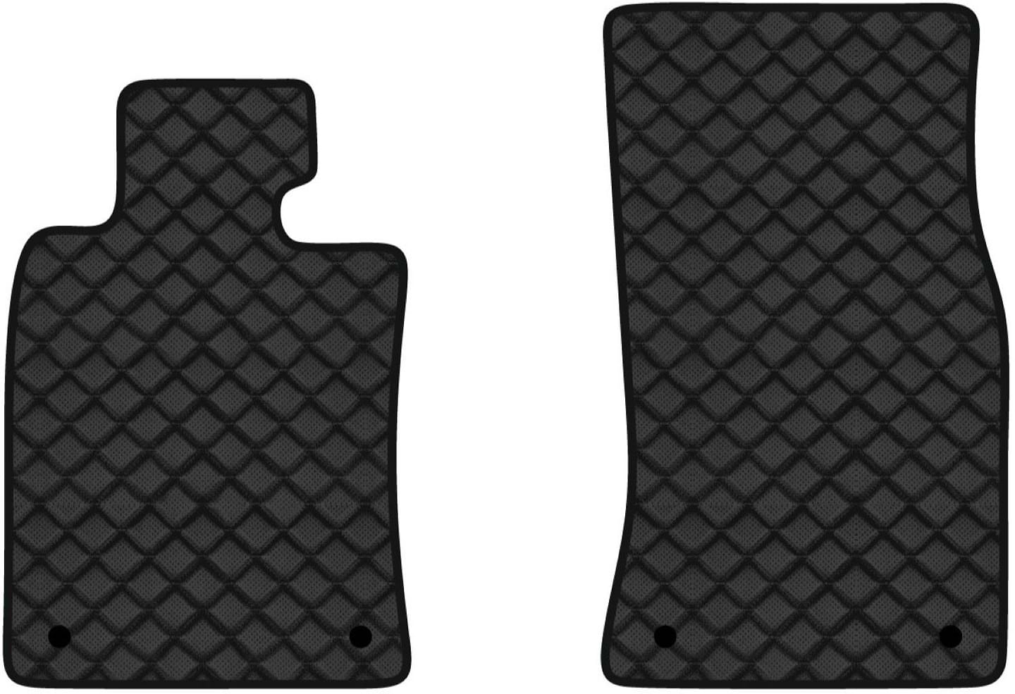 Коврики из экокожи в салон авто передние EVAtech ECO для Cooper (R56) 3-doors MINI 2006-2014 2 поколение Htb EU (MI21844AB2BW4BBB)