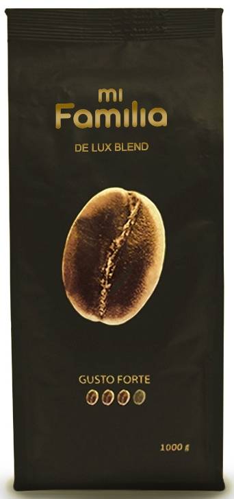 Фото - Кофе в зернах MiFamilia De Lux Blend Gusto Forte 1 кг