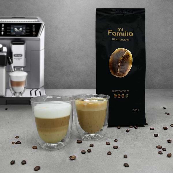 Фото - Кофе в зернах MiFamilia De Lux Blend Gusto Forte 1 кг