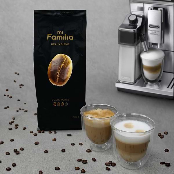 Фото - Кофе в зернах MiFamilia De Lux Blend Gusto Forte 1 кг