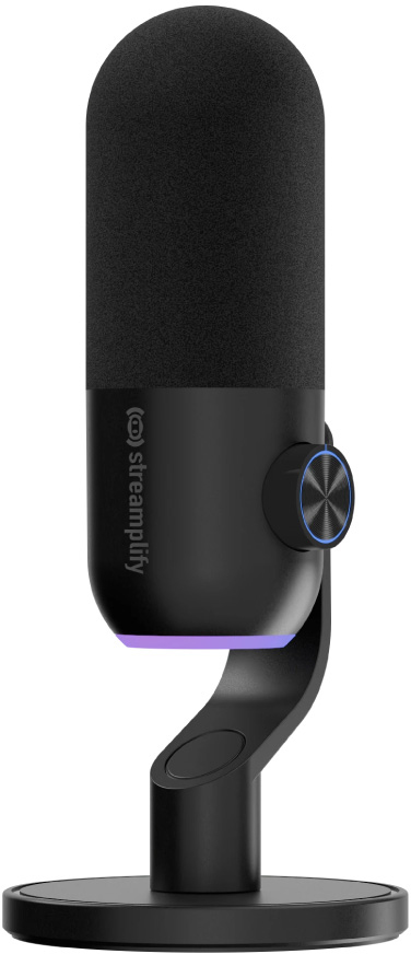 Мікрофон до комп'ютера Streamplify MIC MINI-48-RGB-ST Black (SPMC-MM1C327.11)