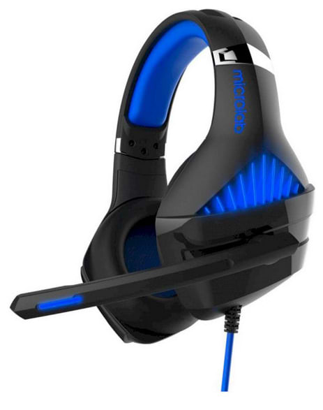 Гарнітура дротова ігрова Microlab G6 Black+Blue - Фото 1