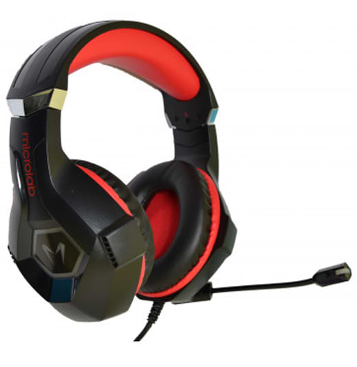 Гарнитура проводная игровая Microlab G7 Black+Red