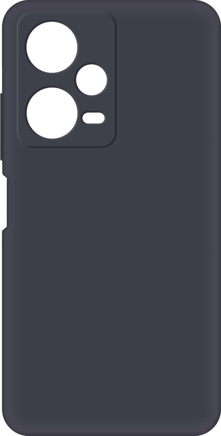 Чехол для смартфона MAKE Silicone Xiaomi Redmi Note 12 Pro+ Obsidian Black (MCL-XRN12PPOB) - Фото 1