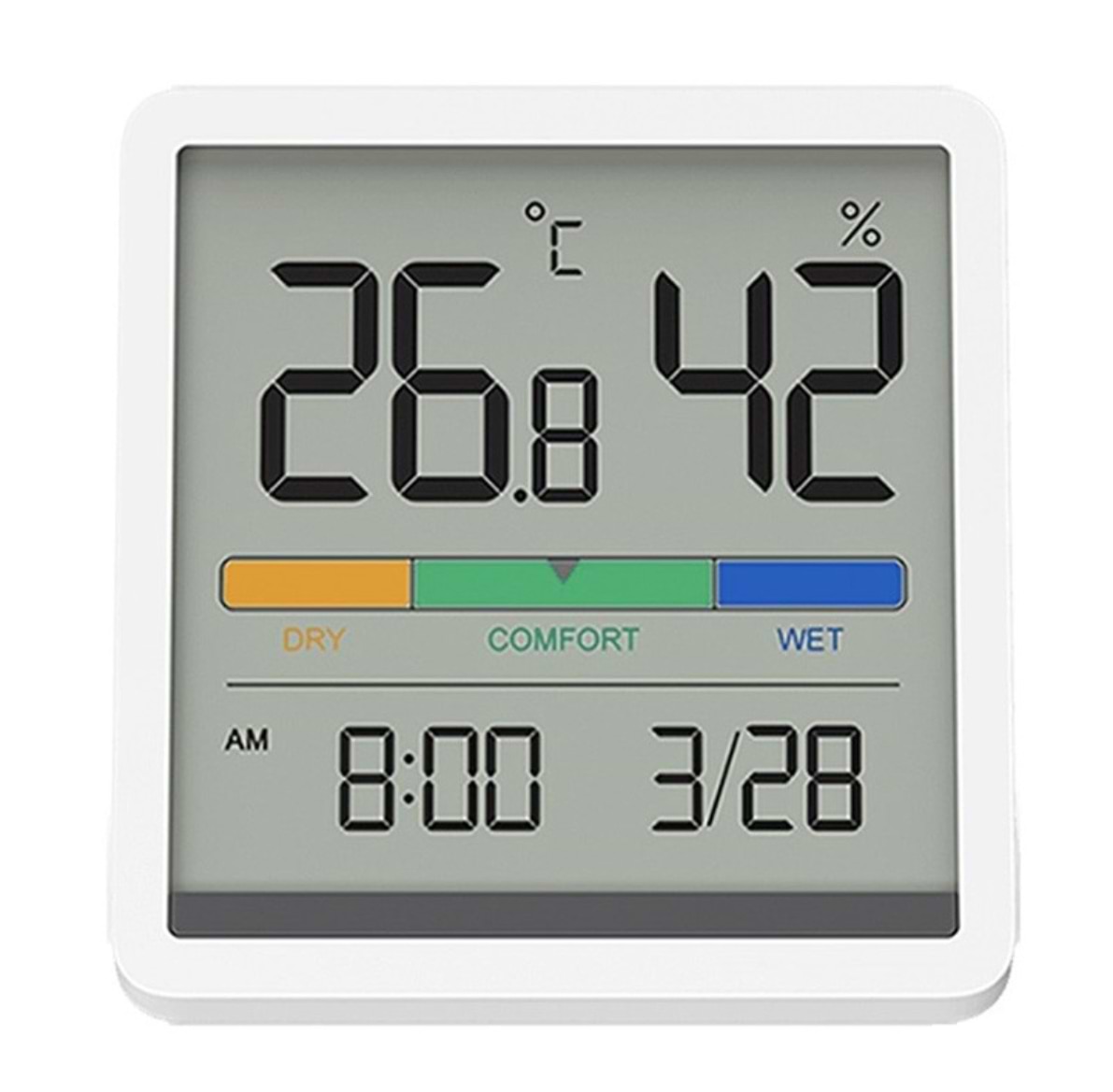 Термогигрометр MiiiW Temperature Humidity Clock White S210 (MW22S06)
