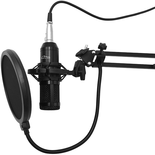 Фото - Мікрофон до комп'ютера Media-Tech XLR USB Black (MT397K)
