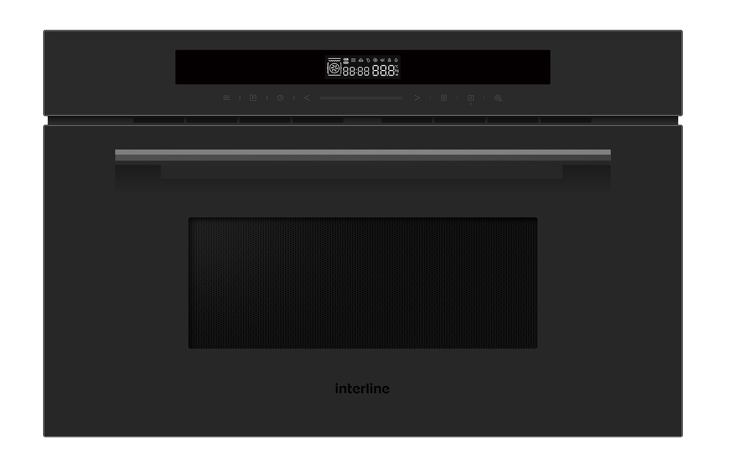 Микроволновая печь (СВЧ) встраиваемая Interline MWG 934 SSG BA Pure Black