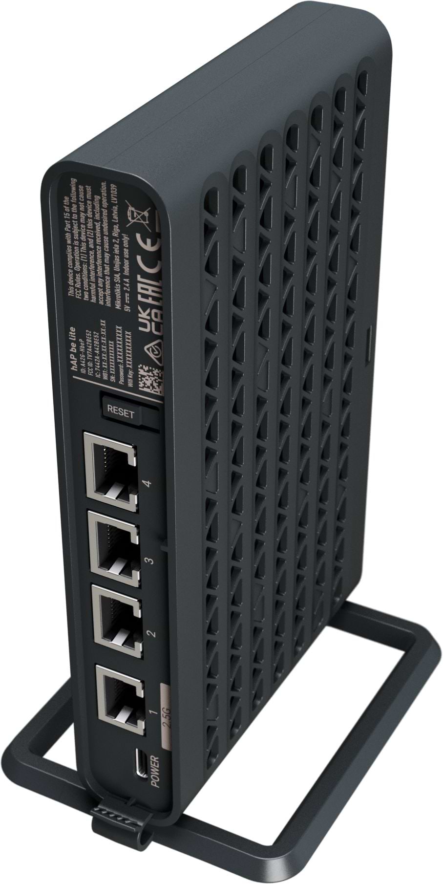 Маршрутизатор інтернет WiFi7 MikroTik hAP be lite (A42G-HBEP)