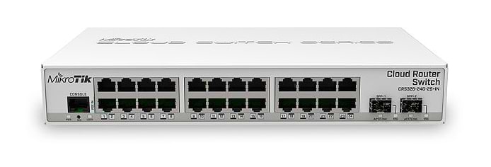 Коммутатор локальної мережі (Switch) MikroTik CRS326-24G-2S+IN