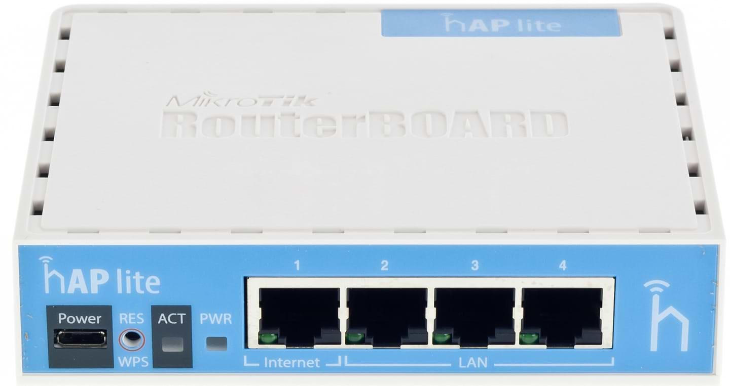 Маршрутизатор интернет WiFi4 MikroTik hAP Lite RB941-2ND - Фото 1