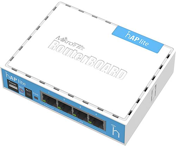 Фото - Маршрутизатор интернет WiFi4 MikroTik hAP Lite RB941-2ND