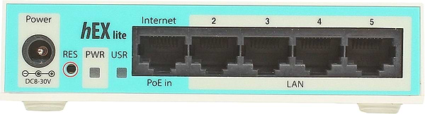 Фото - Маршрутизатор интернет LAN MikroTik hEX lite RB750r2