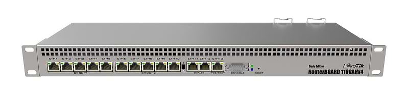 Маршрутизатор интернет LAN MikroTik RB1100Dx4 - Фото 1