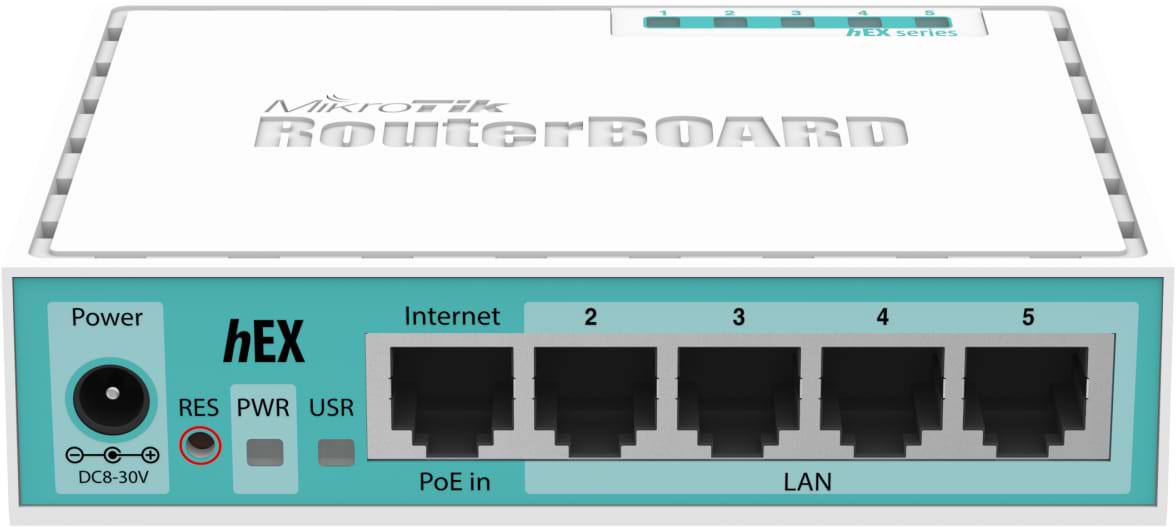 Маршрутизатор интернет LAN MikroTik RB750GR3 hEX - Фото 1