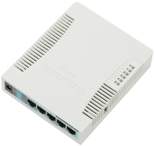 Фото - Маршрутизатор интернет WiFi4 MikroTik RB951G-2HnD